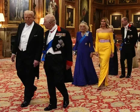 Royals Deploy Red Carpet Amid Protests; Kimmel Pulled From Air Due To Kirk Remarks
